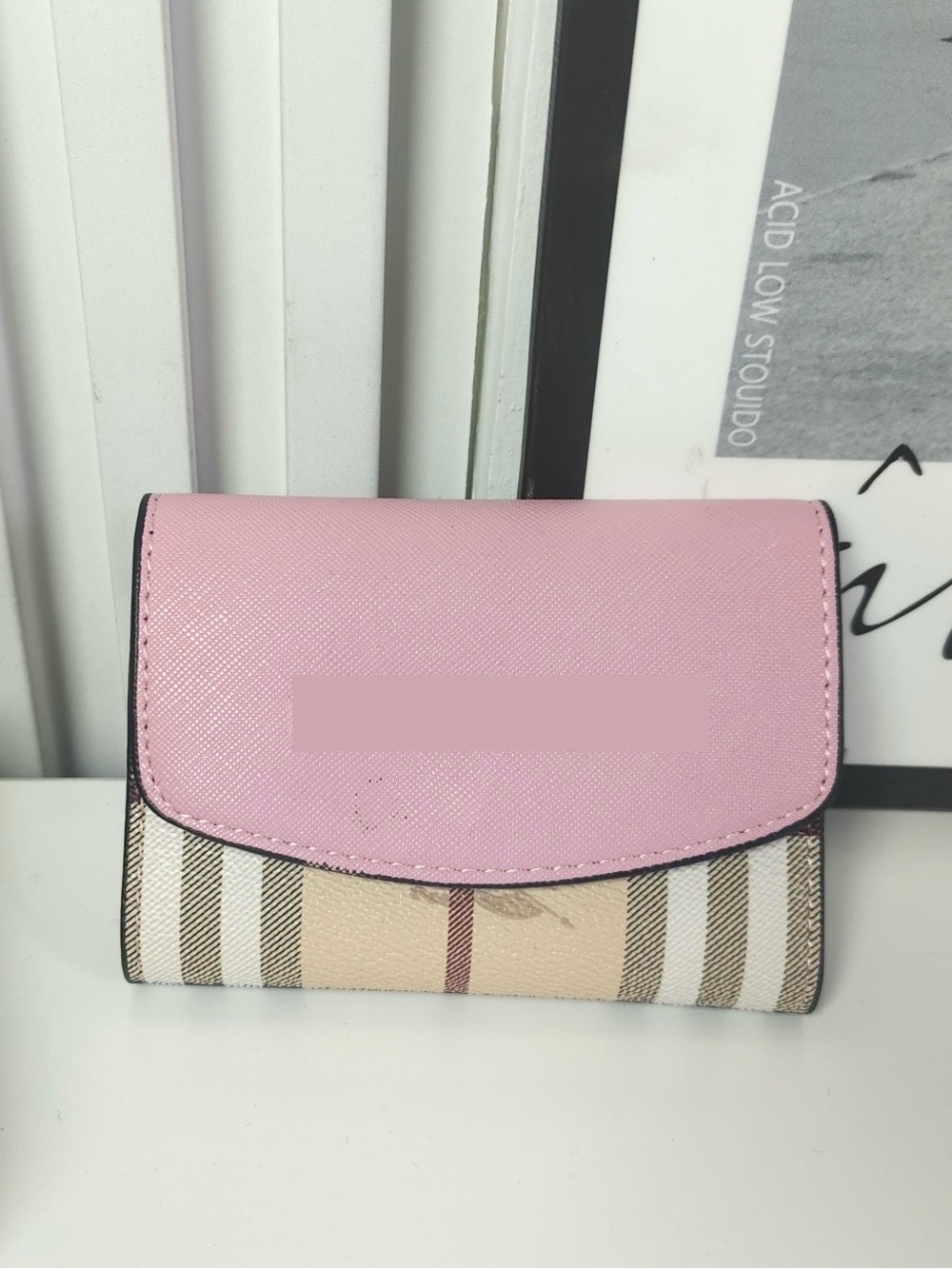 New women’s pink fashion wallet